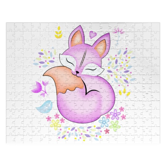 fox new color Jigsaw Puzzles