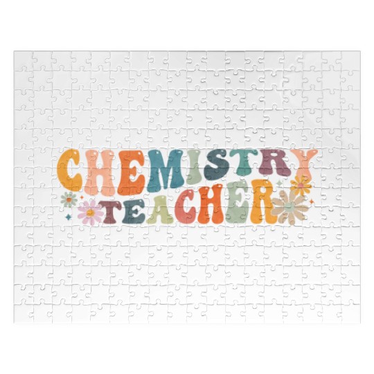 Groovy Chemistry Teacher Chemist Periodic Table Jigsaw Puzzles