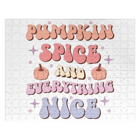 Pumpkin Spice & Everything Nice, Happy Halloween Jigsaw Puzzles