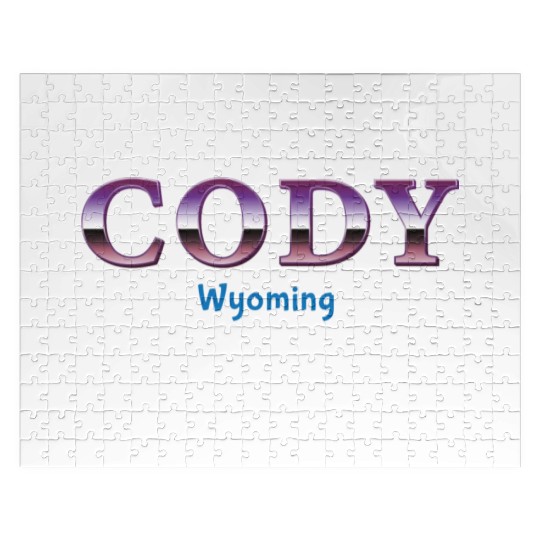 Cody Wyoming Rodeo Capital Of The World Jigsaw Puzzles