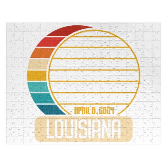 Total Solar Eclipse Louisiana April 28 2024 Jigsaw Puzzles