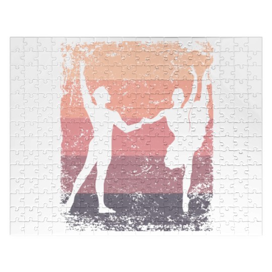 Ballet Dance Couple Vintage Ballerina Jigsaw Puzzles