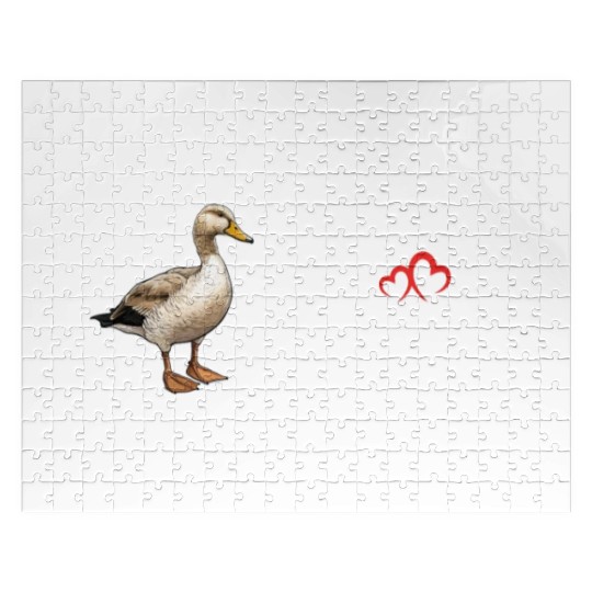 Duck Hunting Love Heartbeat Duck Hunter Jigsaw Puzzles