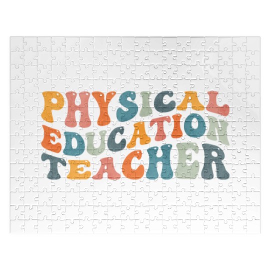 Groovy Physical Education Teacher PE Teaching Jigsaw Puzzles