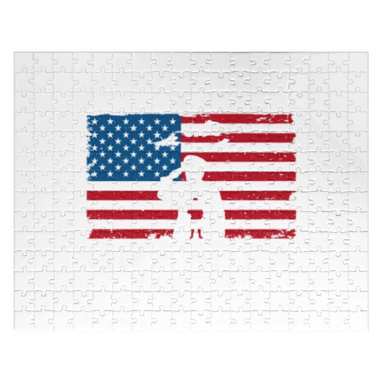 US Army Veteran Grandpa Jigsaw Puzzles
