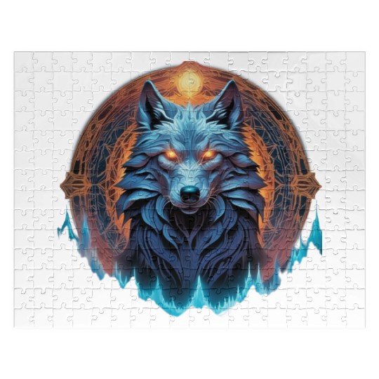 Alpha Galactic Mystical Wolf Jigsaw Puzzles