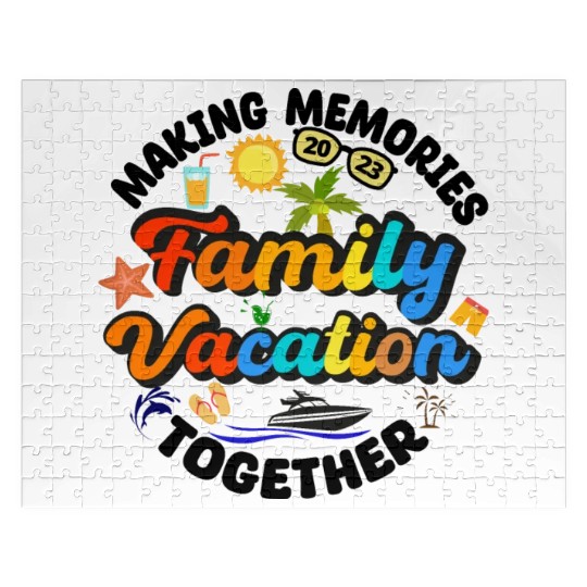 family vacation 2023 - cruise squad - funny cruise Jigsaw Puzzles