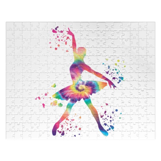 Ballet Dancer Colorsplash Ballerina Jigsaw Puzzles