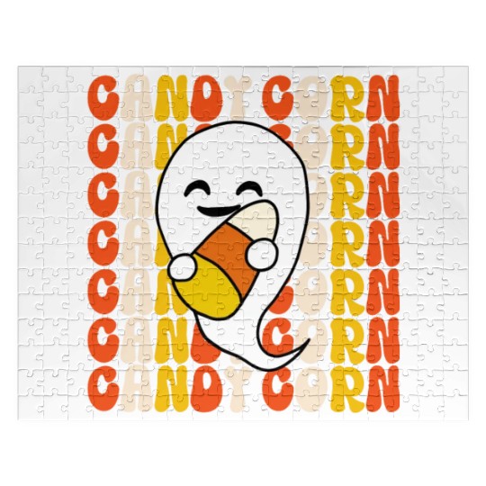 Spooky Candy Corn Costume Jigsaw Puzzles for Children