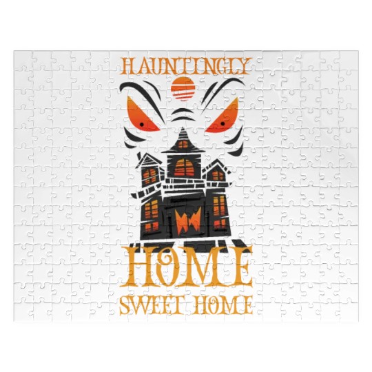 Horror Paranormal Haunted House Spooky Halloween Jigsaw Puzzles