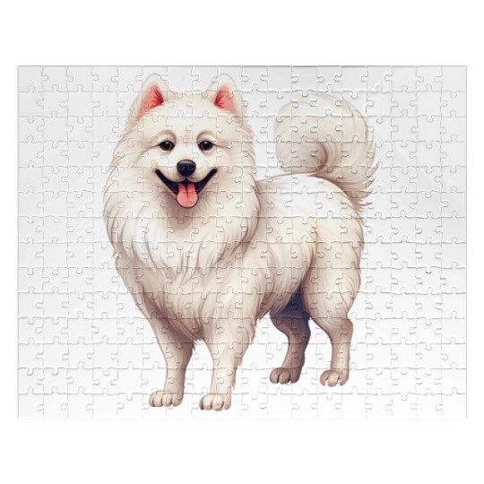 Japanese Spitz Puppy - Gifts For Women Jigsaw Puzzles