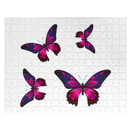 Colorful Butterfly Cute Light Butterflies Gift Jigsaw Puzzles