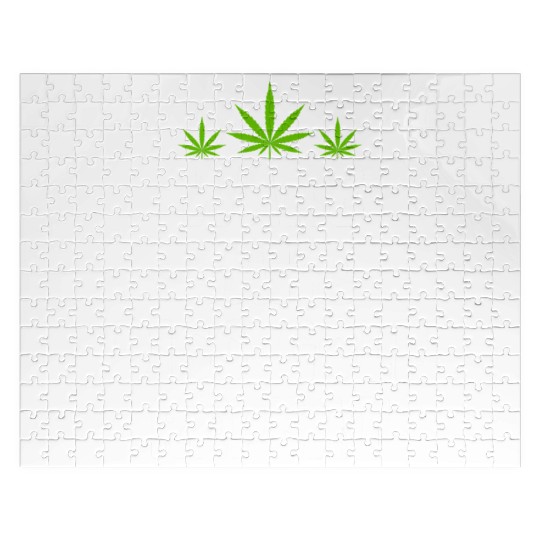 Disc Golf Cannabis Marijuana Weed Smoker Jigsaw Puzzles