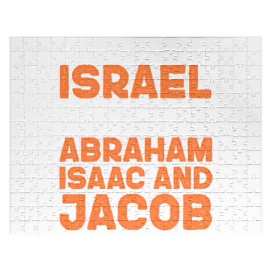 I Am Israel Seed of Abraham Isaac And Jacob Jigsaw Puzzles