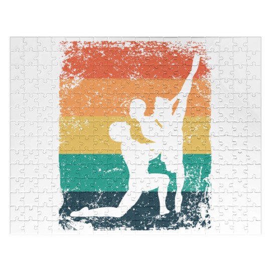 Ballet Dance Couple Vintage Ballerina Jigsaw Puzzles