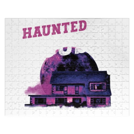 Horror Paranormal Haunted House Spooky Halloween Jigsaw Puzzles