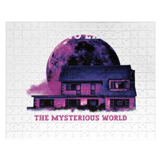 Horror Paranormal Haunted House Spooky Halloween Jigsaw Puzzles