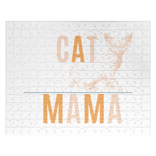 Cat Mom Cute Love Jigsaw Puzzles