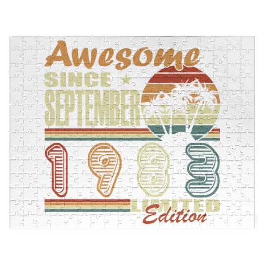 september 1983 Anniversary september 1983 septembe Jigsaw Puzzles