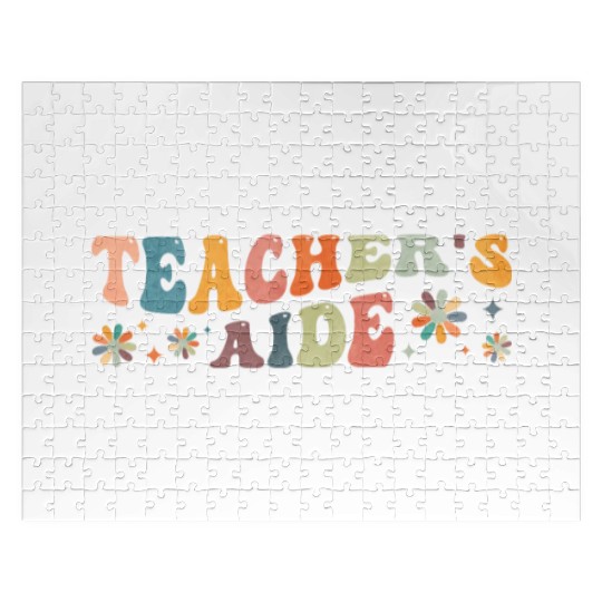 Groovy Teacher's Aide Teacher Assistant Jigsaw Puzzles