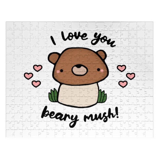 I Love You Beary Mush Jigsaw Puzzles