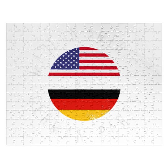 Made in America with German parts Germany pride T Jigsaw Puzzles