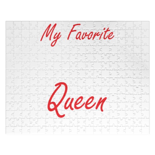 My Favorite Evil Queen Is My Wife Jigsaw Puzzles