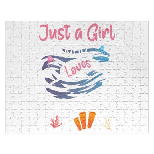 Narwhal Just a Girl Who Loves Narwhals Jigsaw Puzzles