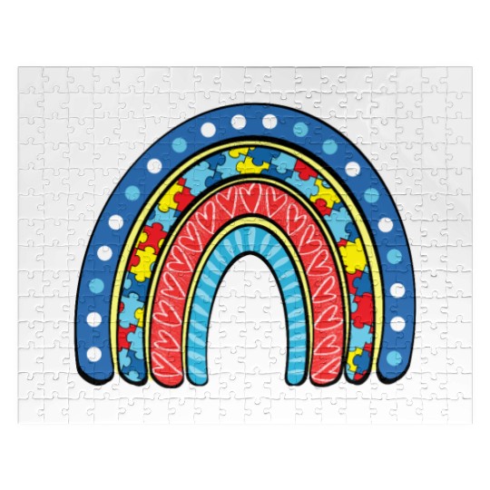 Autism Rainbow Jigsaw Puzzles