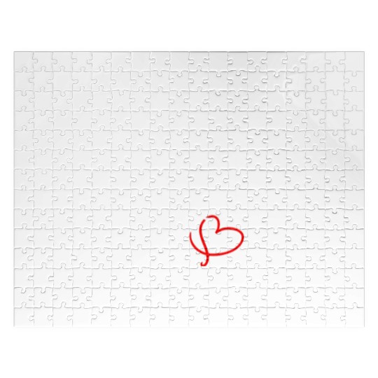 Dubai Skyline Heartbeat Burj Khalifa Silhouette Jigsaw Puzzles