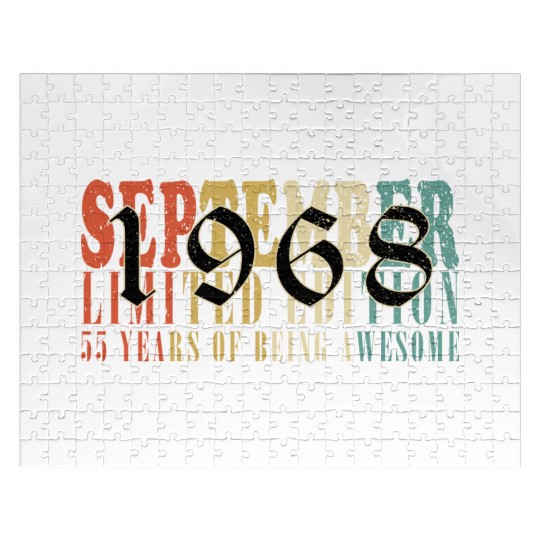 september 1968 Anniversary september 1968 septembe Jigsaw Puzzles