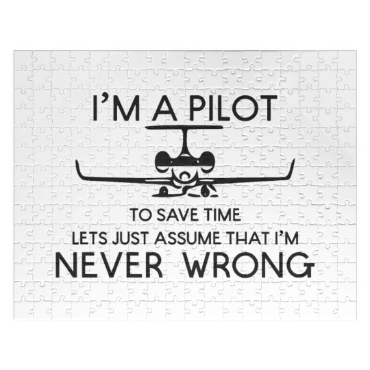 Pilots are always right Jigsaw Puzzles