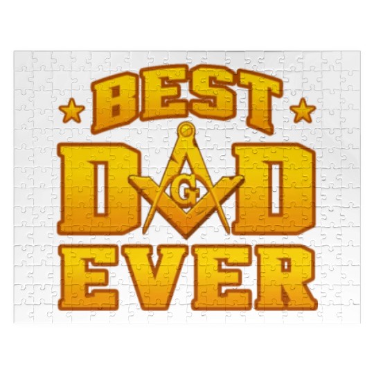 Best Dad Ever Freemason Jigsaw Puzzles