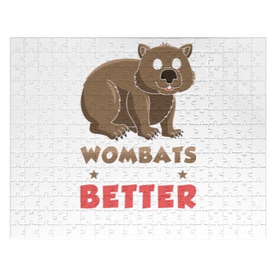 Wombat Australian Animal Lover Jigsaw Puzzles