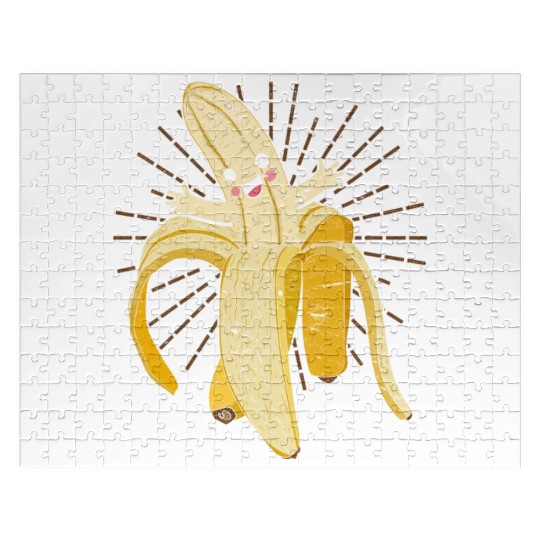 Banana lover fruit gift cute banana Jigsaw Puzzles