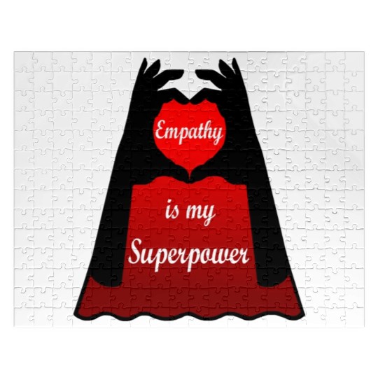Empathy is my Superpower Cape Jigsaw Puzzles