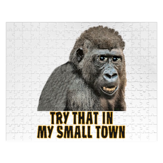 Small Town Ape Jigsaw Puzzles