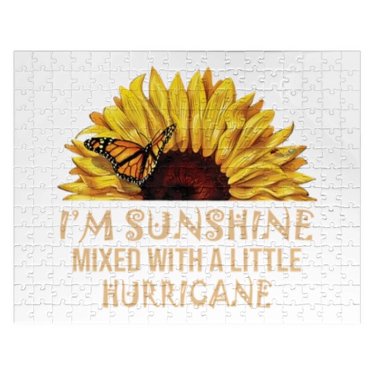 I'M Sunshine Mixed With Little Hurricane Jigsaw Puzzles