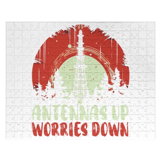 Ham Radio Operator Morse Code Radioactivity Jigsaw Puzzles