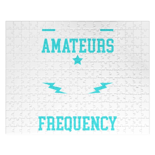 Ham Radio Operator Morse Code Radioactivity Jigsaw Puzzles