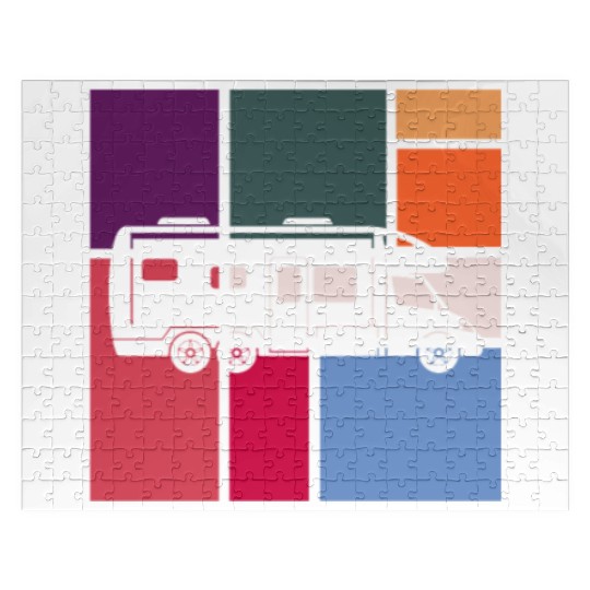 Vintage Camper – Retro Road Trip Jigsaw Puzzles