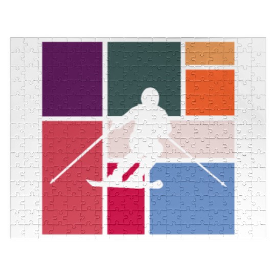 Vintage Skiing – Retro Winter Sports Jigsaw Puzzles