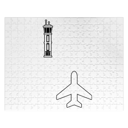 Air Traffic Controller Patriotic Airplane Aviation Jigsaw Puzzles