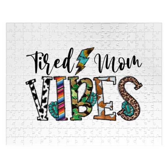 Tired Mom Vibes Jigsaw Puzzles