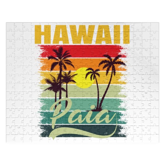 Friends Summer Travel Family Vacation PAIA Hawaii Jigsaw Puzzles