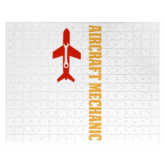 Aircraft Mechanic USA FLAG Jigsaw Puzzles
