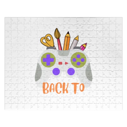 GAME OVER BACK TO SCHOOL Jigsaw Puzzles