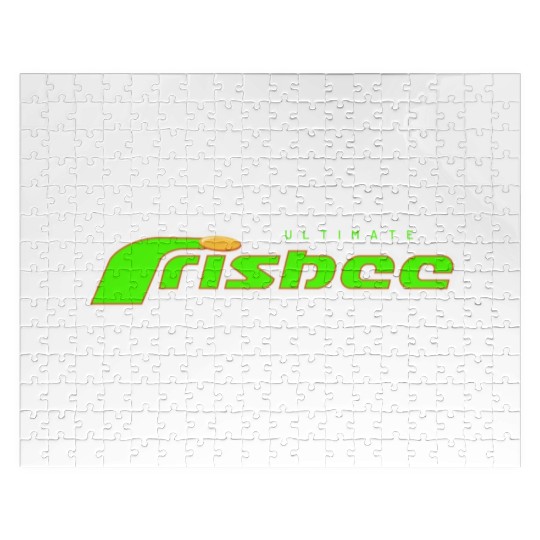 ultimate frisbee green Jigsaw Puzzles