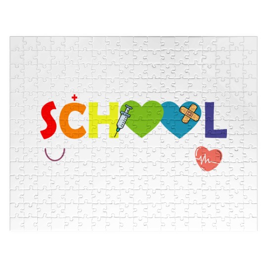 School Nurse Gift Registered Nurse Back To School Jigsaw Puzzles