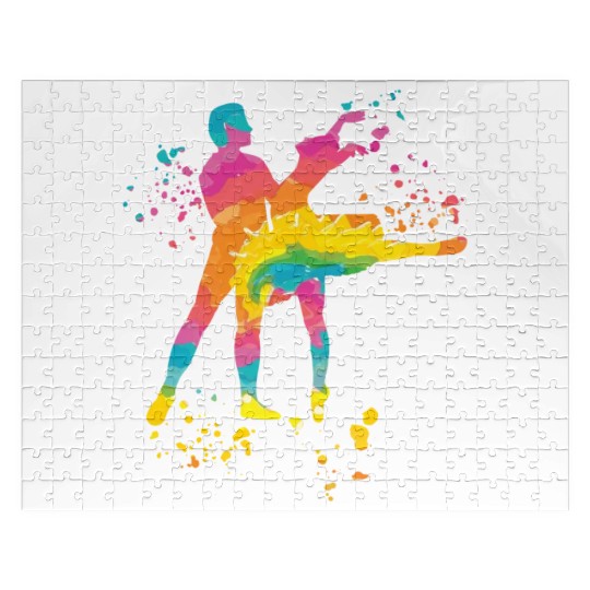 Ballet Dance Couple Woman Ballerina Jigsaw Puzzles